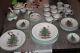 SPODE Christmas Tree China 43 Piece Set Marked England Great Condition
