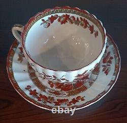SPODE ENGLAND INDIAN TREE CHINA 7 PIECE PLACE SETTING GORGEOUS Origional owner