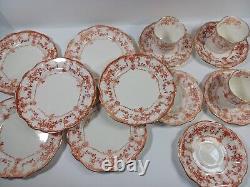 Samuel Radford China 1883-1891 England Dessert Set Tea Cups Saucer Plate Imari