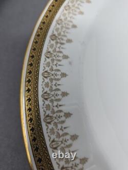 Set 10 Cauldon China England Rimmed Soup Bowls c. 1890s D 9 1/2