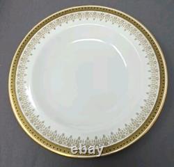 Set 10 Cauldon China England Rimmed Soup Bowls c. 1890s D 9 1/2