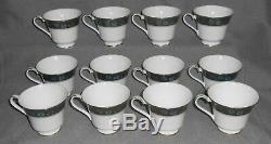 Set (12) Royal Doulton CARLYLE PATTERN Bone China Footed Cups ENGLAND