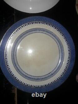Set 3 Booths LOWESTOFT BORDER Dinner Lunch Plate Silicon China England 9.75
