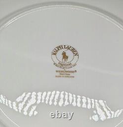 Set/4 Ralph Lauren Highland Wedgewood Tartan Bone China Dinner Plate ENGLAND