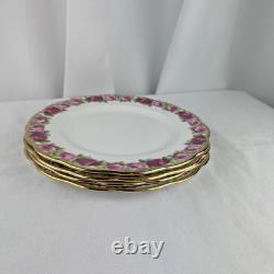 Set 4 Royal Albert Old English Rose Dinner Plate Bone China Made in England
