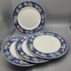 Set (4) Wedgwood Bone China BLUE SIAM Dinner Plates England NEW