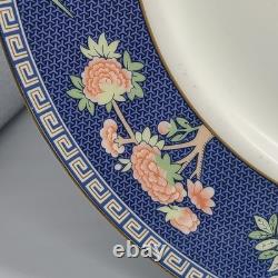 Set (4) Wedgwood Bone China BLUE SIAM Dinner Plates England NEW