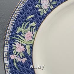 Set (4) Wedgwood Bone China BLUE SIAM Dinner Plates England NEW