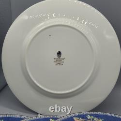 Set (4) Wedgwood Bone China BLUE SIAM Dinner Plates England NEW