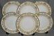 Set (6) AYNSLEY Bone China HENLEY PATTERN Dinner Plates MADE IN ENGLAND
