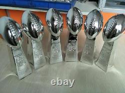 Set 6 Pcs Trophy New England Patriots Super Bowl Championship Lombardi Gift Fans