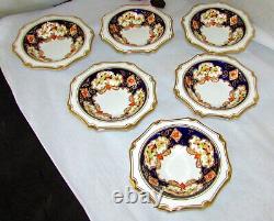 Set 6 Royal Albert Heirloom Octagon Shaped Nut Candy Dishes Crown China England