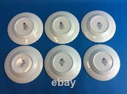 Set 6 Royal Worcester Fine Bone China Lavinia England Small Plates Bread Butter