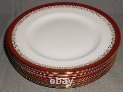 Set (7) Royal Albert HOLYROOD PATTERN Bone China Salad Plates MADE IN ENGLAND