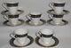 Set (7) Royal Doulton CARLYLE PATTERN Bone China CUPS / SAUCERS England