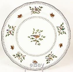 Set 8 Dinner Plates Antique Copeland Spode China England Randall's Birds 2/6666