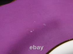 Set 8 Tiffany & Co NY Spode Copelands China England Gold Pheasant Purple Border