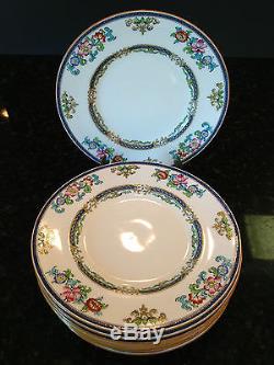 Set 9 Antique Minton England B898 Hand Painted China Plates 9 CHINOISERIE