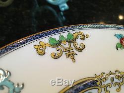 Set 9 Antique Minton England B898 Hand Painted China Plates 9 CHINOISERIE