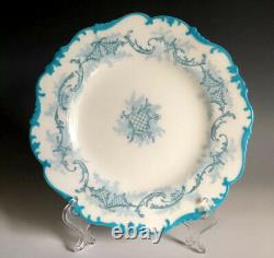 Set Of 10 Antique Cauldon Ltd England Porcelain Bone China Dessert Plates 7 3/4
