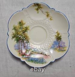 Set Of 22 Aynsley Bone China, Bluebell Time, England