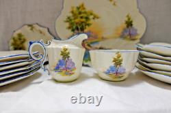 Set Of 22 Aynsley Bone China, Bluebell Time, England