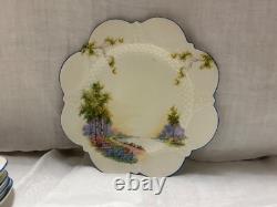 Set Of 22 Aynsley Bone China, Bluebell Time, England