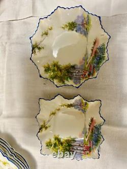 Set Of 22 Aynsley Bone China, Bluebell Time, England