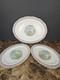 Set Of 3 Royal Albert Silver Birch Oval Serving Platters Bone China England