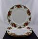 Set Of 4 Royal Albert China Old Country Roses 10 Dinner Plates, England New