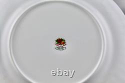 Set Of 4 Royal Albert China Old Country Roses 10 Dinner Plates, England New