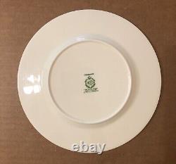 Set Of 6 Minton Grasmere England Dinner Plates Fine Bone China 10 5/8