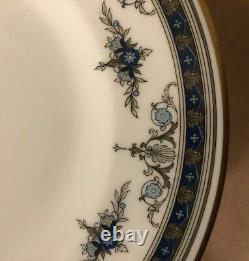 Set Of 6 Minton Grasmere England Dinner Plates Fine Bone China 10 5/8