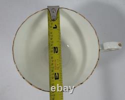 Set Of 6 VTG Paragon England Turquoise Blue Bone China Tea Trios 18pc Cup Saucer