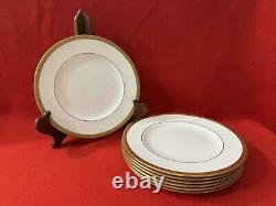 Set Of 7 Wedgwood Bone China Senator Salad Plates, Made England, A1780