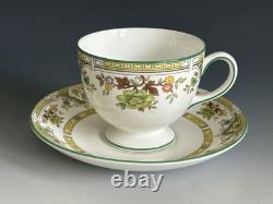 Set Of 7 Wedgwood Bone China Tamarisk Pattern Tea Trio Sets Made In England