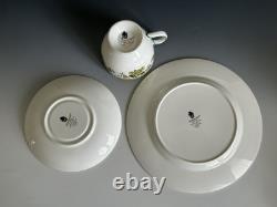 Set Of 7 Wedgwood Bone China Tamarisk Pattern Tea Trio Sets Made In England