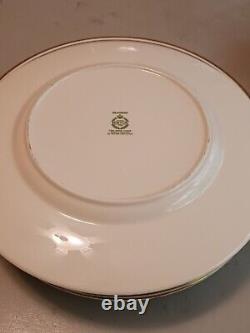 Set Of 8 MINTON'S GRASMERE BLUE 10.5 DINNER PLATES