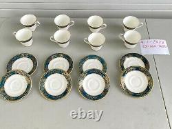 Set Of 8 Royal Doulton CARLYLE H5018 Cups & Saucers Fine Bone China England