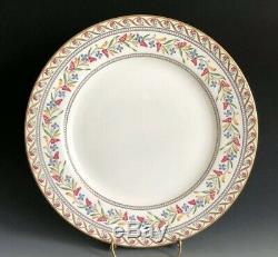 Set Of 8 Spode Fine Bone China Dinner Plates Made In England Sheraton Pattern