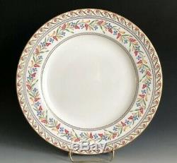 Set Of 8 Spode Fine Bone China Dinner Plates Made In England Sheraton Pattern