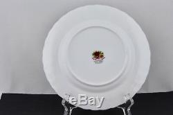 Set Of 9 Royal Albert China Old Country Roses Bread/butteplates, England Mint