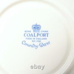 Set Of Seven (7) Coalport, England, Countryware Tea Cups & Saucers