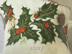 Set ROSINA YULETIDE Fine Bone China 34 Pieces Christmas Holly Made In England