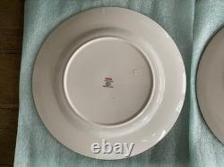 Set of 10 Spode Christmas Rose DINNER PLATES, England, Fine China, 10 5/8