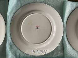 Set of 10 Spode Christmas Rose DINNER PLATES, England, Fine China, 10 5/8