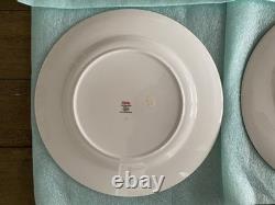 Set of 10 Spode Christmas Rose DINNER PLATES, England, Fine China, 10 5/8