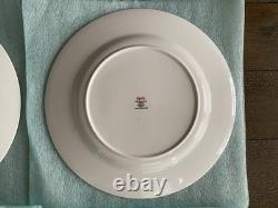 Set of 10 Spode Christmas Rose DINNER PLATES, England, Fine China, 10 5/8