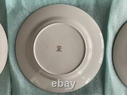 Set of 10 Spode Christmas Rose DINNER PLATES, England, Fine China, 10 5/8