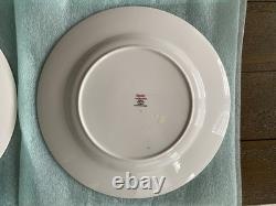 Set of 10 Spode Christmas Rose DINNER PLATES, England, Fine China, 10 5/8